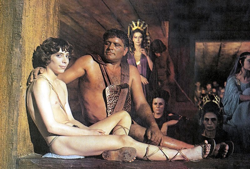 Imagen representativa de un efebo en el circuito de la prostitución masculina en la antigua Grecia.