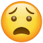Emoji - Cara que sufre dolor