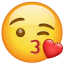 Emoji - Cara que envía un beso