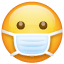 Emoji - Cara con mascarilla protectora