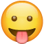 Emoji - Cara con la lengua fuera