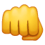 Emoji - Mano con el puño cerrado