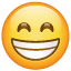 Emoji - Cara que sonríe con ojos sonrientes