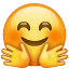 Emoji - Cara que abraza