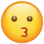 Emoji - Cara que da un beso