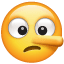 Emoji - Emoticono mentiroso