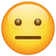 Emoji - Cara neutral