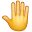 Emoji - Palma de la mano levantada