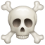Emoji - Calavera con huesos cruzados