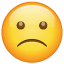 Emoji - Cara con el ceño fruncido