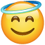 Emoji - Cara sonriente con aureola