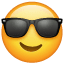 Emoji - Cara con gafas de sol