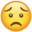 Emoji - Cara de preocupación