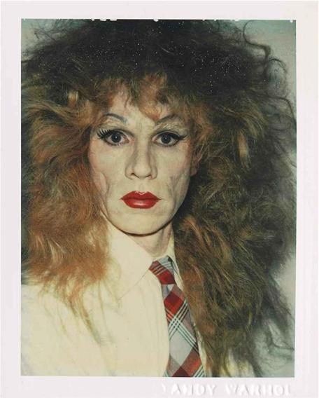 Self-Protrait in drag 1982