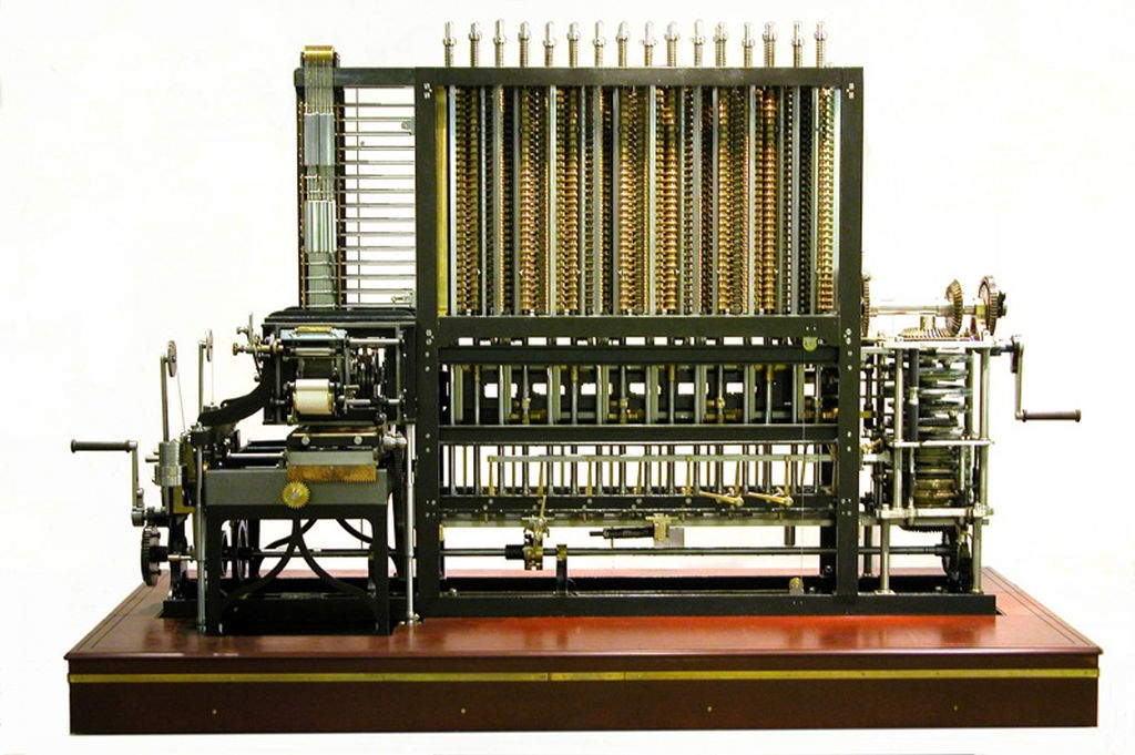 La máquina diferencial de Charles Babbage (1822))