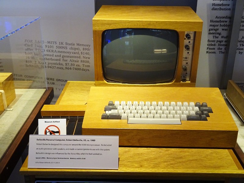 Computadora casera sobre 1980