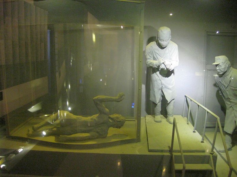 Hardin - Unidad 731 - Museo japonés de la guerra de los gérmenes - experimentos de vacío