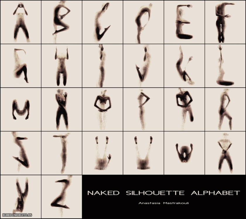 Anastasia Mastrakouli Alphabet Naked Silhouette EL REDONDELITO