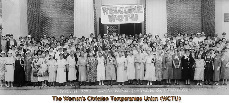 La organización de mujeres cristianas Woman's Christian Temperance Union en 1933
