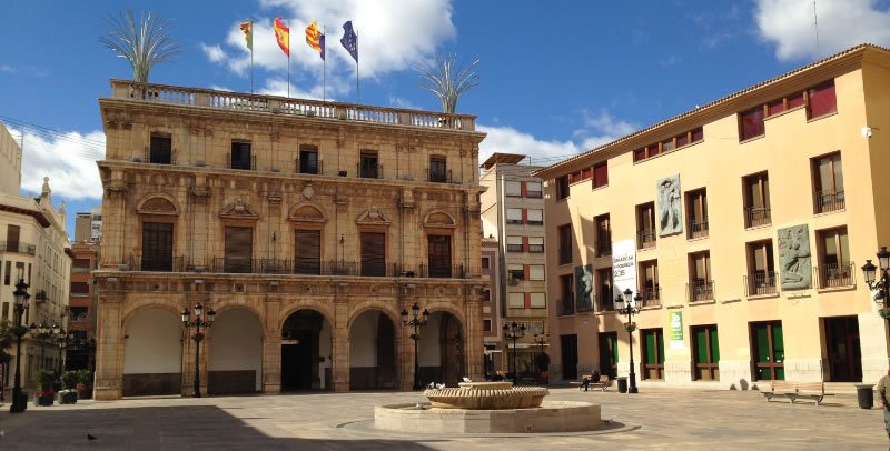 Fachada del ayuntamiento de Castellón