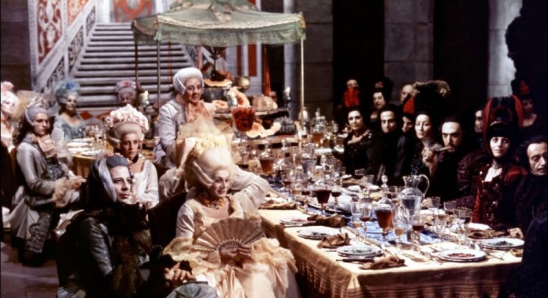 Fotograma de la película sobre Casanova del director italiano Fellini