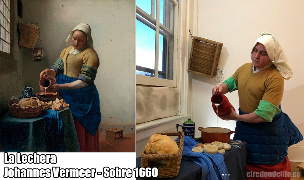 La lechera (en neerlandés: Het melkmeisje o también De keukenmeid o De melkmeid) es uno de los cuadros más famosos del artista holandés Johannes Vermeer, cuya datación, como casi toda la obra de Vermeer, solo puede ser aproximada. Se trata de un óleo sobre lienzo de reducidas dimensiones, custodiado en el Rijksmuseum de Ámsterdam.