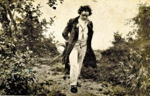 Beethoven paseando