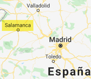 Situación de Salamanca en el mapa