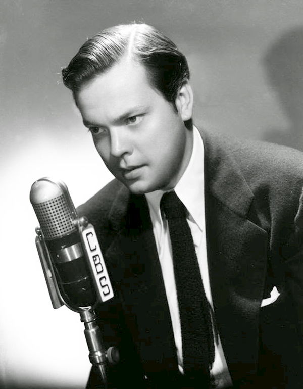 Orson Welles en sus comienzos en la CBS