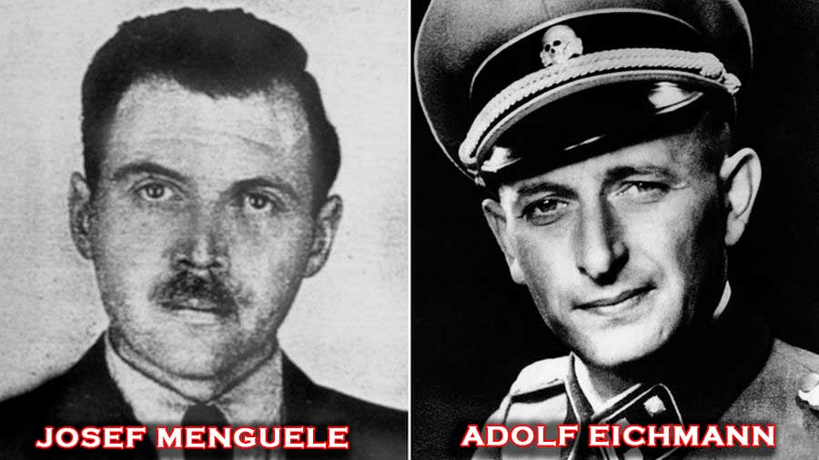 Josef Mengele y Adolf Eichmann
