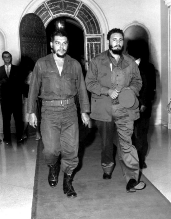 Ernesto «Che» Guevara y Fidel Castro cuando aún eran uña y carne