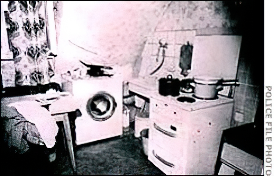La cocina de la casa de Joachim Kroll donde preparaba sus delciosos y extraños guisos