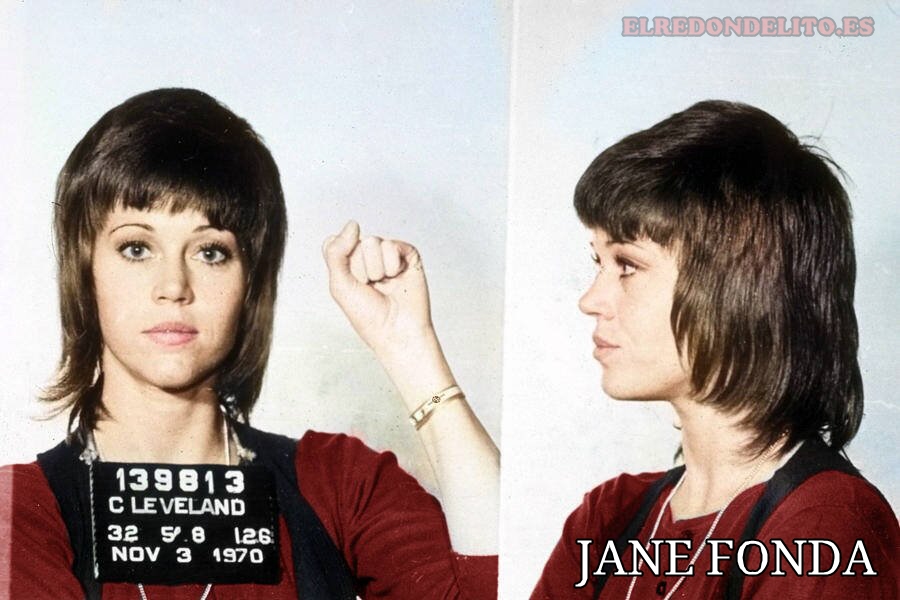 Ficha policial de Jane Fonda