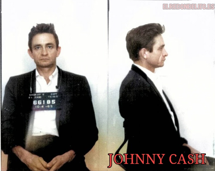 Ficha policial de Johnny Cash