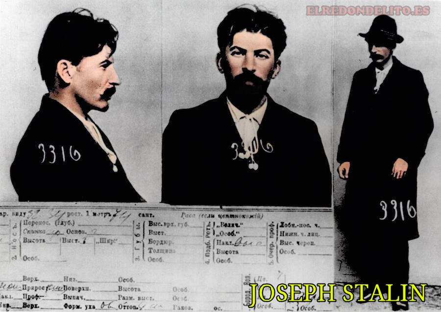 Ficha policial de Joseph Stalin
