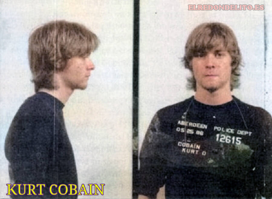 Ficha policial de Kurt Cobain