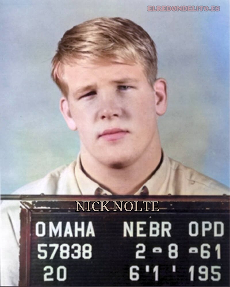 Ficha policial de Nick Nolte