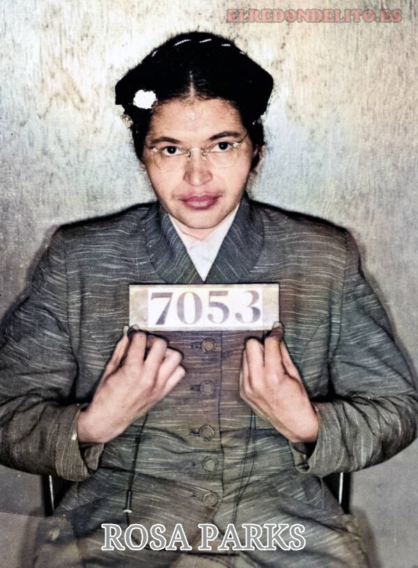 Ficha policial de Rosa Parks