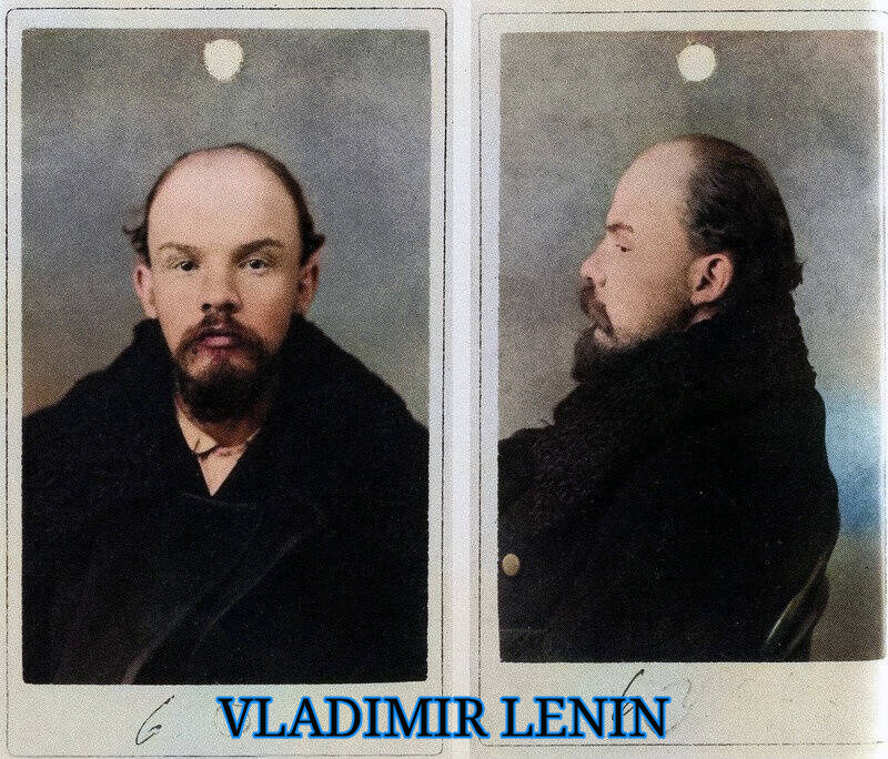 Ficha policial de Vladimir Lenin