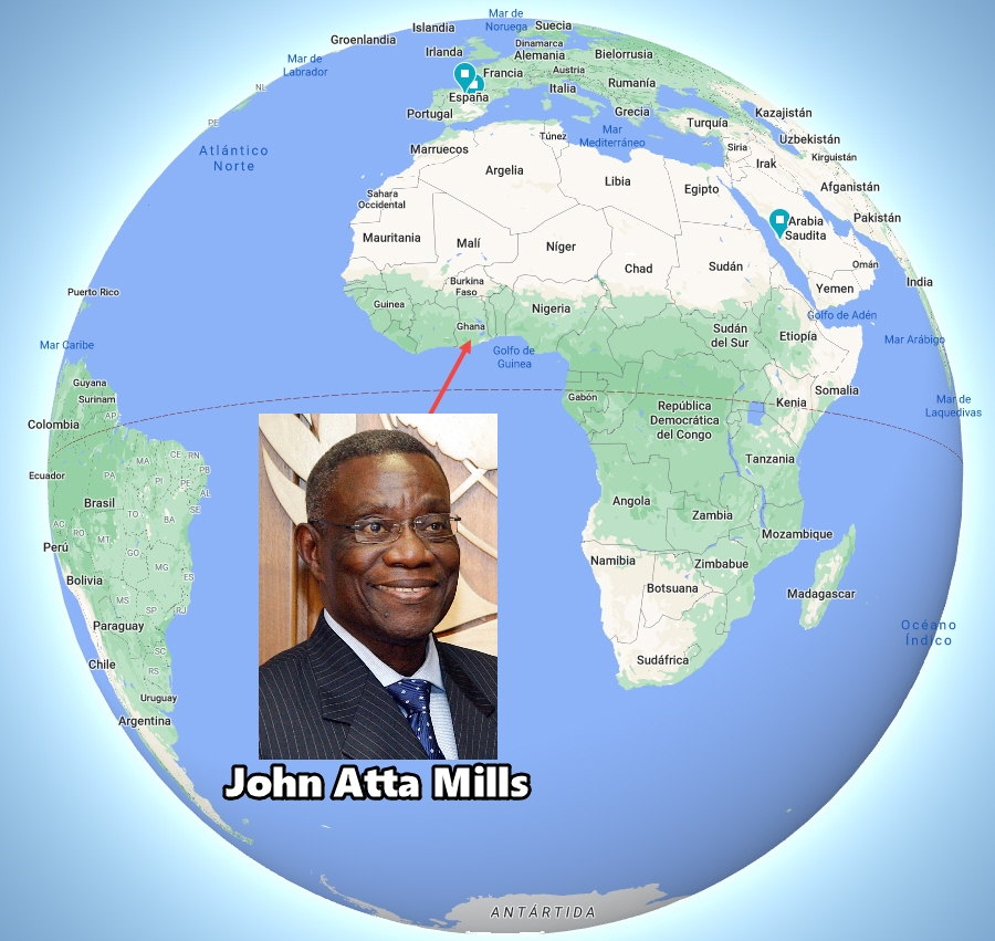 John Atta Mills y Ghana
