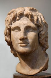 Busto de Alejandro III de Macedonia, más conocido como Alejandro Magno o Alejandro el Grande