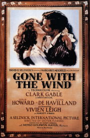 Poster de Lo que el viento se llevó (título original en inglés: Gone with the Wind)