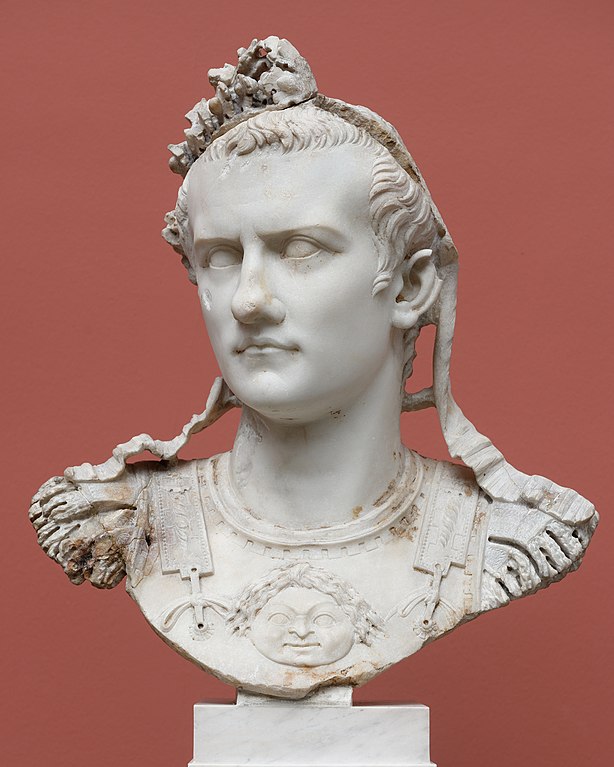 Busto de Cayo Julio César Augusto Germánico, también conocido como Cayo César o Calígula