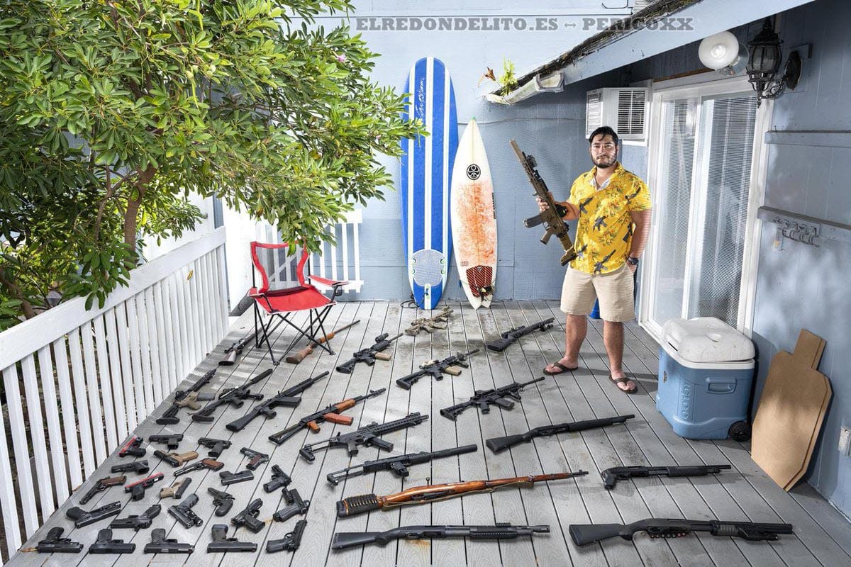 David, de 25 años, vive en Kailua (Hawai) y se compró su primer revólver al terminar el instituto. 