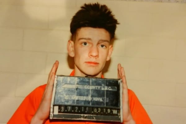 Foto de fichaje de David Brom el 19 de febrero de 1988. (Foto de la Oficina del Sheriff del Condado de Olmsted)