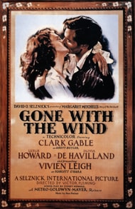 Lo que el viento se llevo Poster