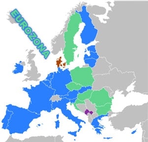 Gráfico de la Eurozona