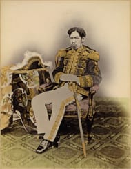 El emperador Meiji en 1873