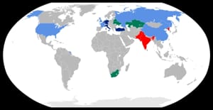 Países con armas nucleares