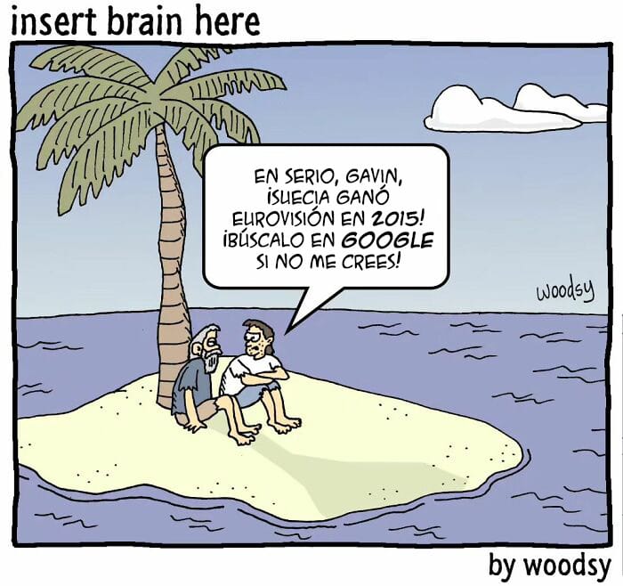 Humor gráfico de Paul Woods, también conocido como «Woodsy»
